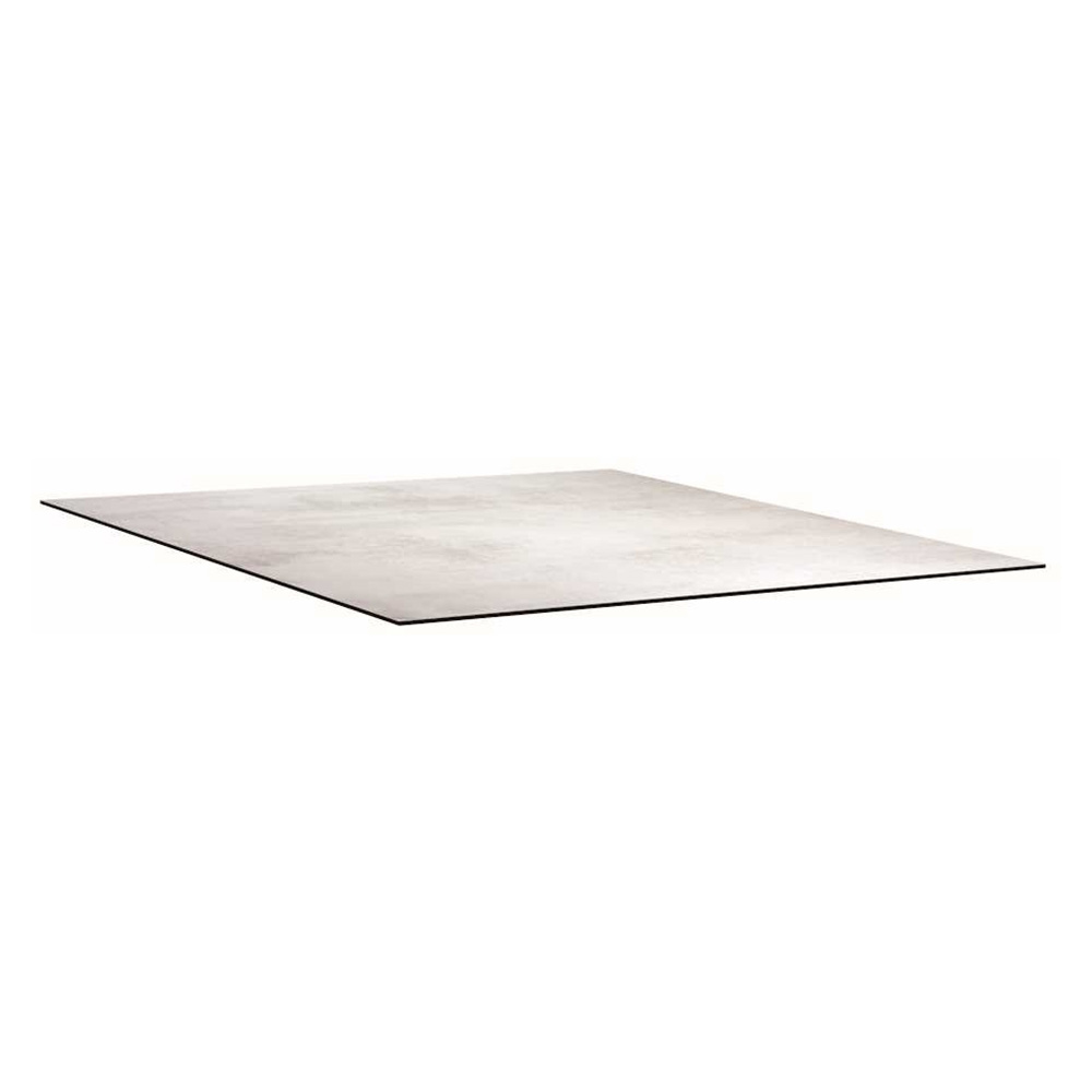Stern Tischplatte Silverstar 2.0 90x90 cm Dekor Zement hell schweizer Kante