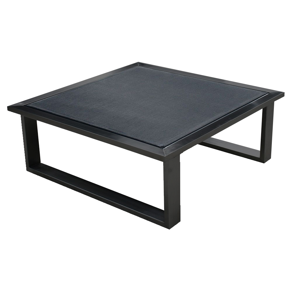 Zebra Belvedere Rahmen Hocker Gestell Edelstahl graphite, Batyline Sitzbespannung inkl. Schutzhülle