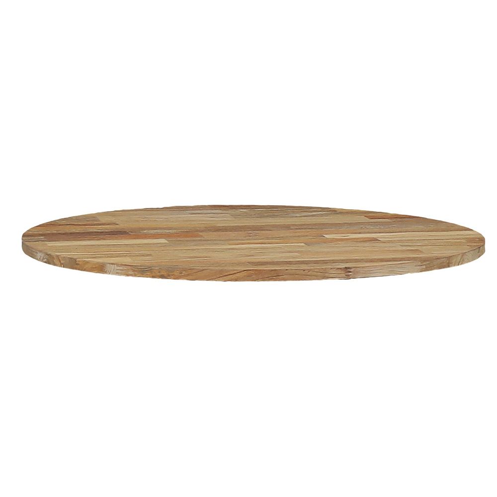 Zebra ORYX EDGE Drehplatte, recyceltes Teak 60cm rund