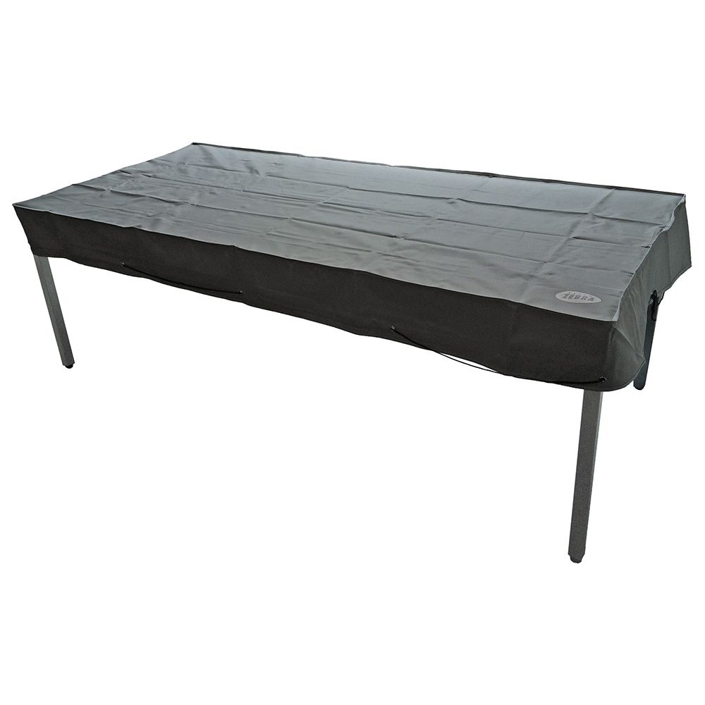 Zebra Schutzhülle für Tische bis 220x100 cm PVC versiegeltes Outdoorgewebe, Farbe: schwarz