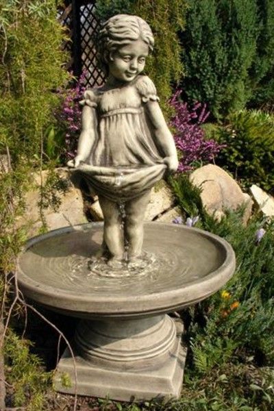 Brunnen 'STERNTALER', Steinguss inkl. Pumpe