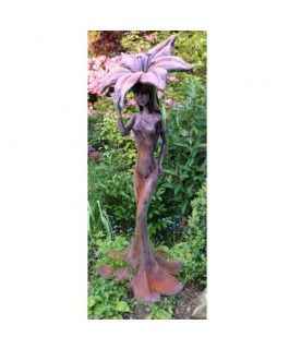 Silhouettes des Fleurs 'Lilie', groß, Rosteffektvon Zauberblume