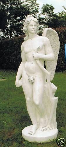 Gartenfigur Statue Engel 'Cupido Amor' Made in Italy