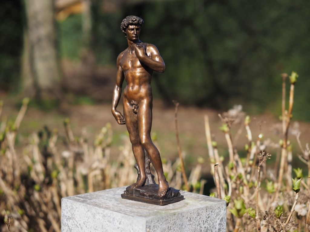 Bronzefigur 'David' von Michelangelo