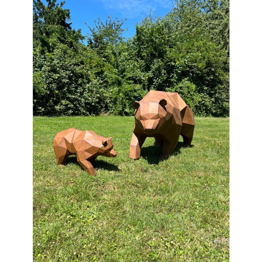 Geometrische Tiere 'Bär', klein