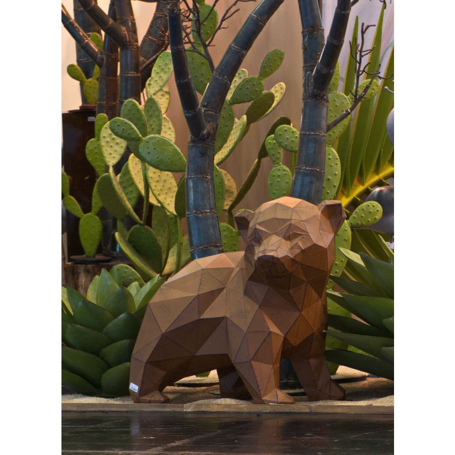 Geometrische Tiere 'Bär Jungtier'