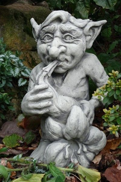 Gartenfigur Musiker-Troll 'Saxophon' - Original von Vidroflor