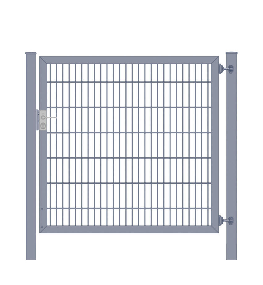 Gartentor / Zauntor Classic Plus 6/5/6er Stabmatte Anthrazit Breite 150cm x Höhe 200cm 