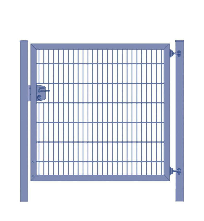 Gartentor / Zauntor Classic 6/5/6 Anthrazit Breite 125cm x Höhe 160cm 5 Jahre Garantie - Top Qualität