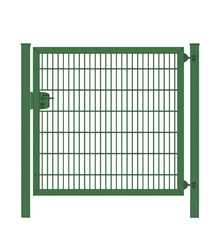 Gartentor / Zauntor Classic 6/5/6 Moosgrün Breite 100cm x Höhe 120cm 5 Jahre Garantie - Top Qualität