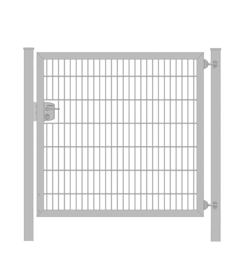 Gartentor / Zauntor Classic 6/5/6 Verzinkt Breite 100cm x Höhe 100cm 5 Jahre Garantie - Top Qualität