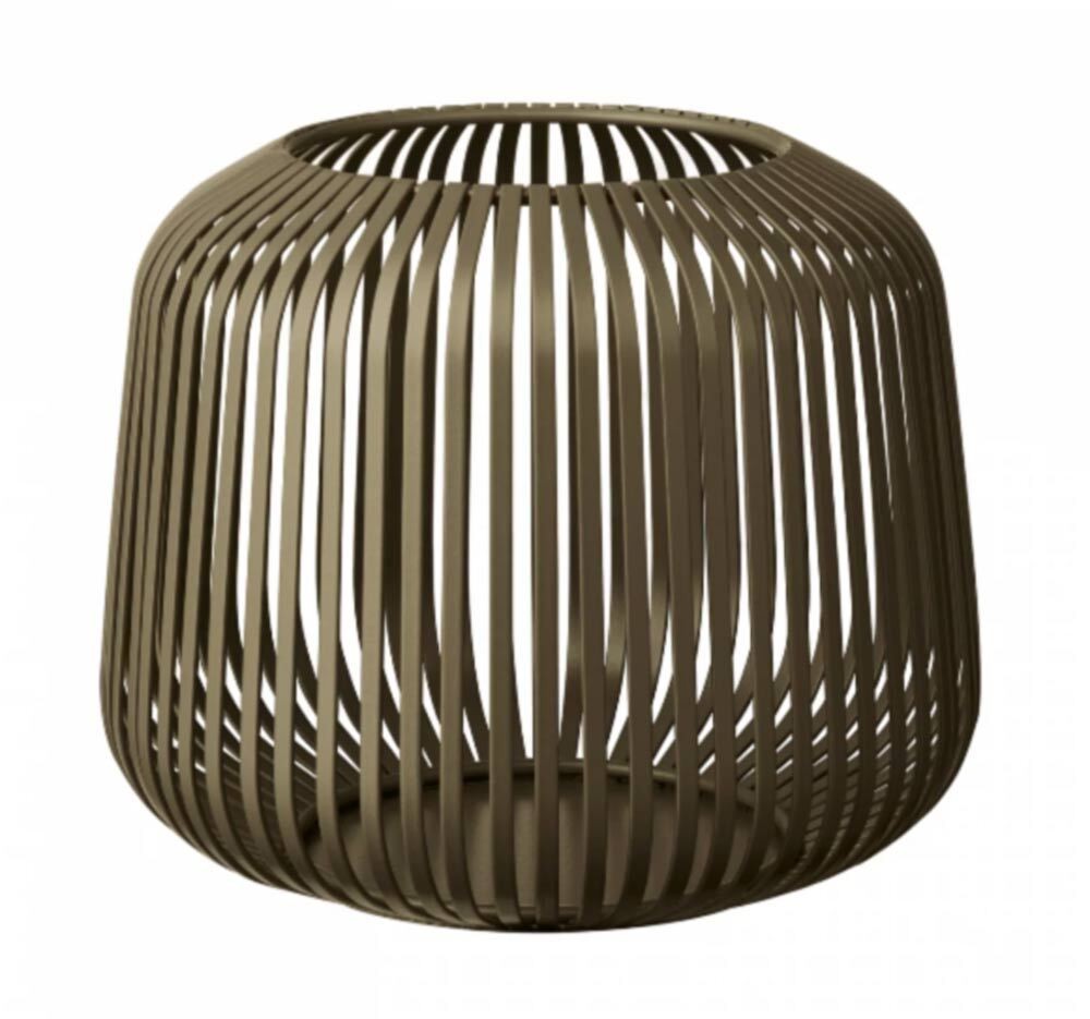 blomus Laterne LITO Burned Metal Windlicht S
