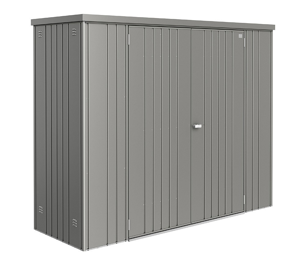 Biohort Geräteschrank 230 Aufbewahrungsschrank 227x83x182,5cm Quarzgrau-Metallic