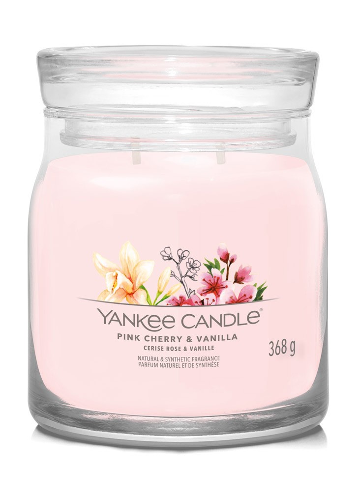 Yankee Candle Duftkerze Signature Pink Cherry & Vanilla 368 g