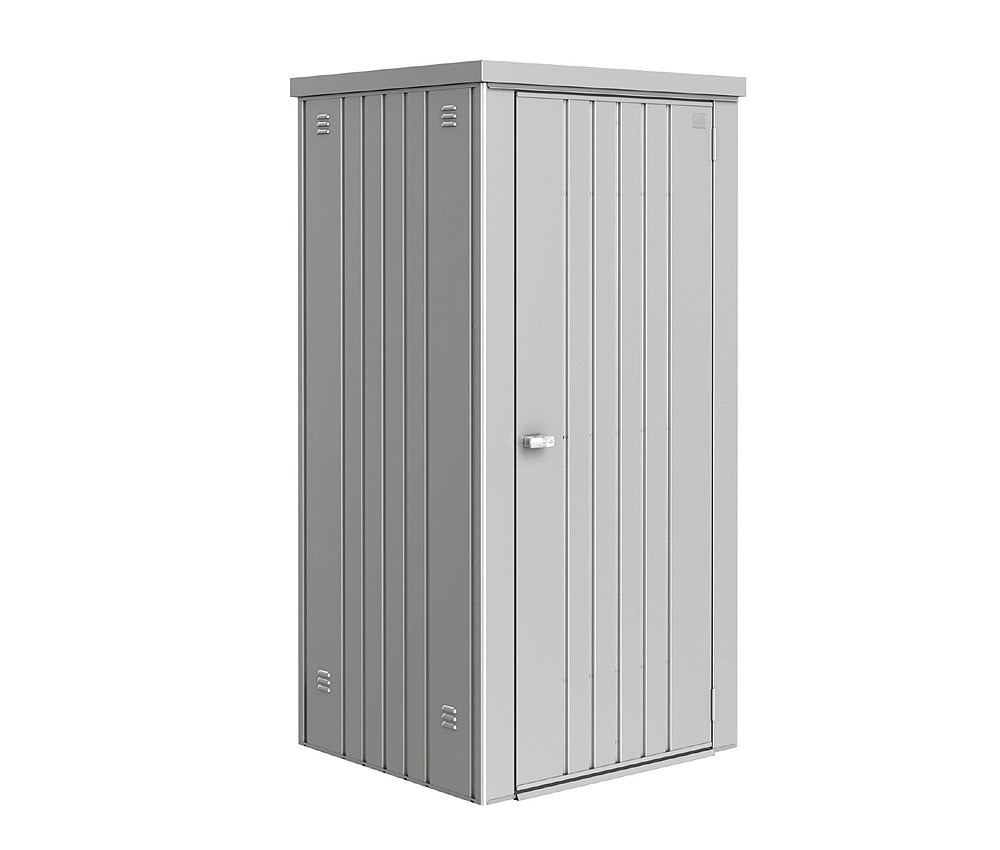 Biohort Geräteschrank 90 Aufbewahrungsschrank 93x83x182,5cm Silber-Metallic