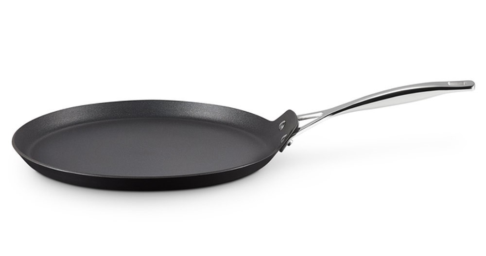 Le Creuset Crepes-Pfanne Alu-Antihaft-Pfanne Schwarz 24cm