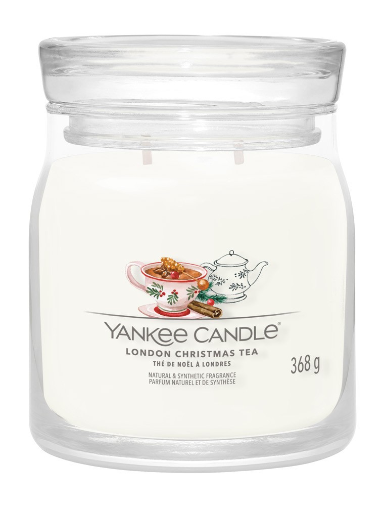 Yankee Candle Duftkerze Signature London Christmas Tea 368g