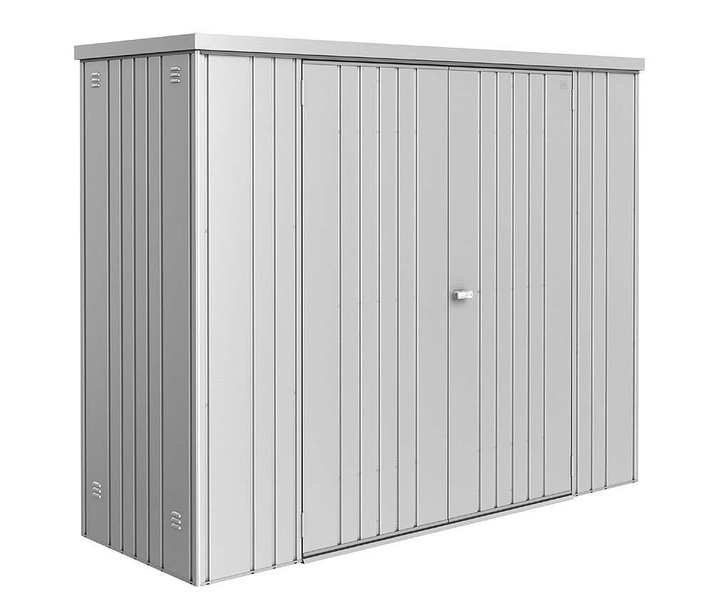 Biohort Geräteschrank 230 Aufbewahrungsschrank 227x83x182,5cm Silber-Metallic