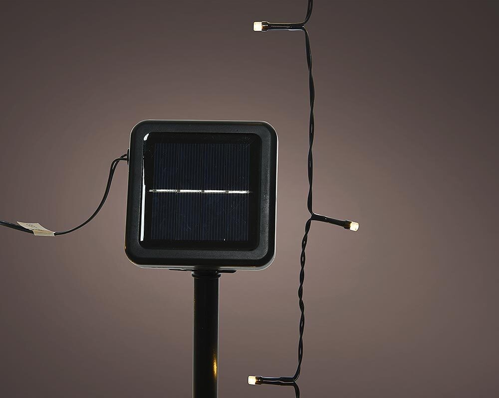 Solar Lichterkette Außen LED Outdoor Wetterfest Warmweiß 8 Modi Garten Balkon 5M 50 LED
