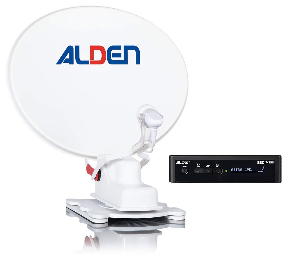Alden Onelight 65 HD mit S.S.C. HD-Steuermodul - Camping Sat-Anlage TWIN LNB