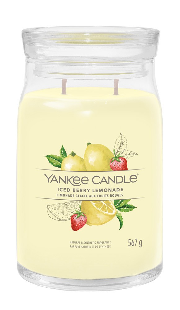 Yankee Candle Duftkerze Signature Iced Berry Lemon 567 g