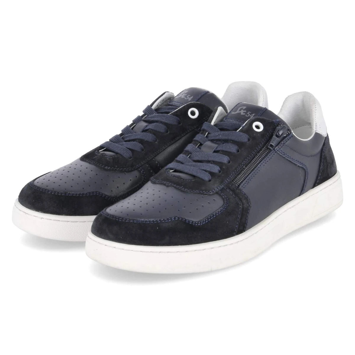 Sioux Low Sneaker TERTULIO - Gr. 46 - Blau - Leder