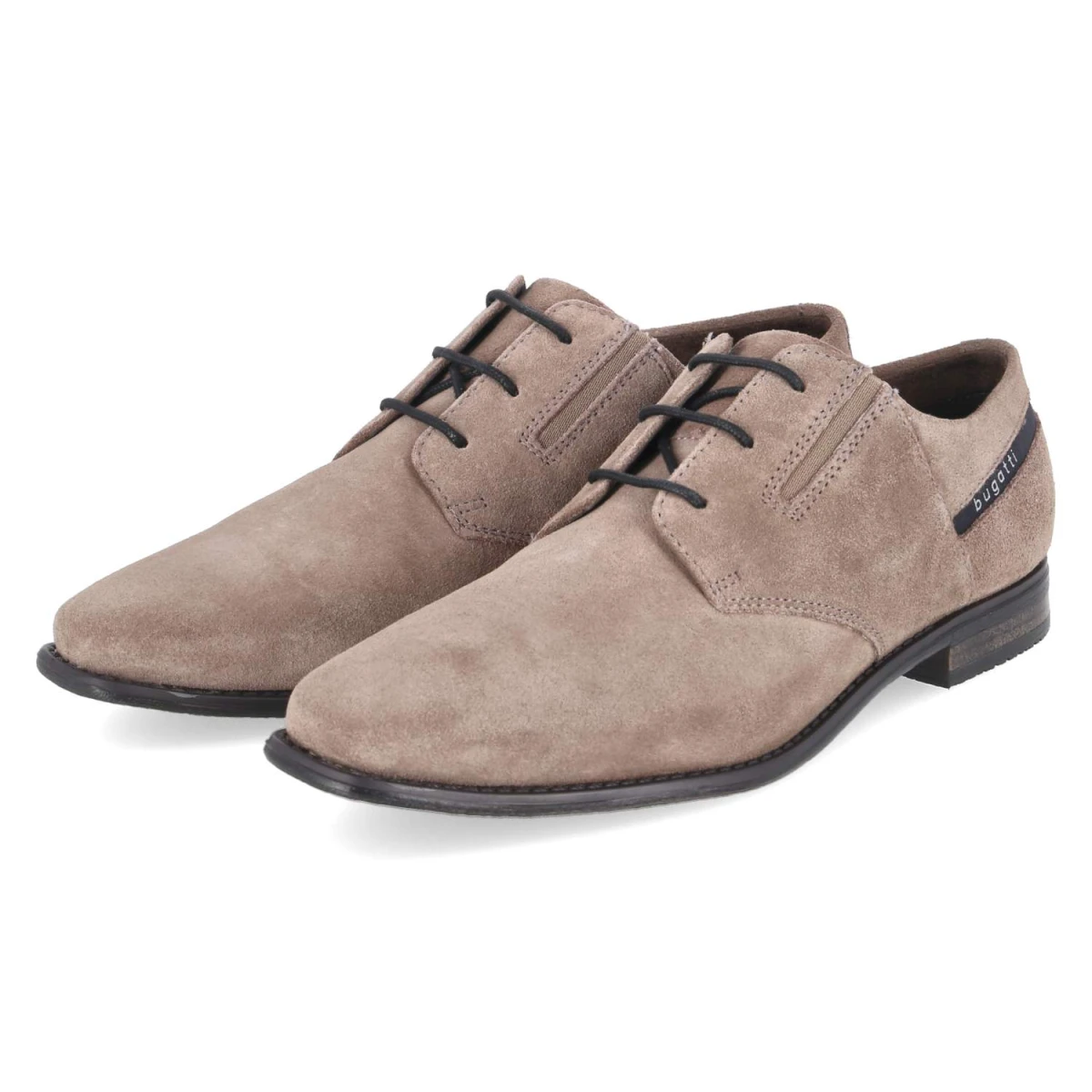 Bugatti Halbschuhe - Gr. 42 - Taupe - Rauleder