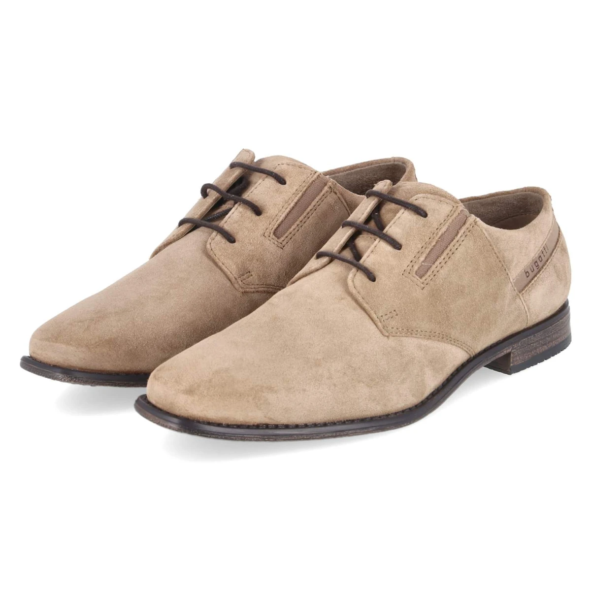 Bugatti Halbschuhe - Gr. 43 - Braun - Rauleder