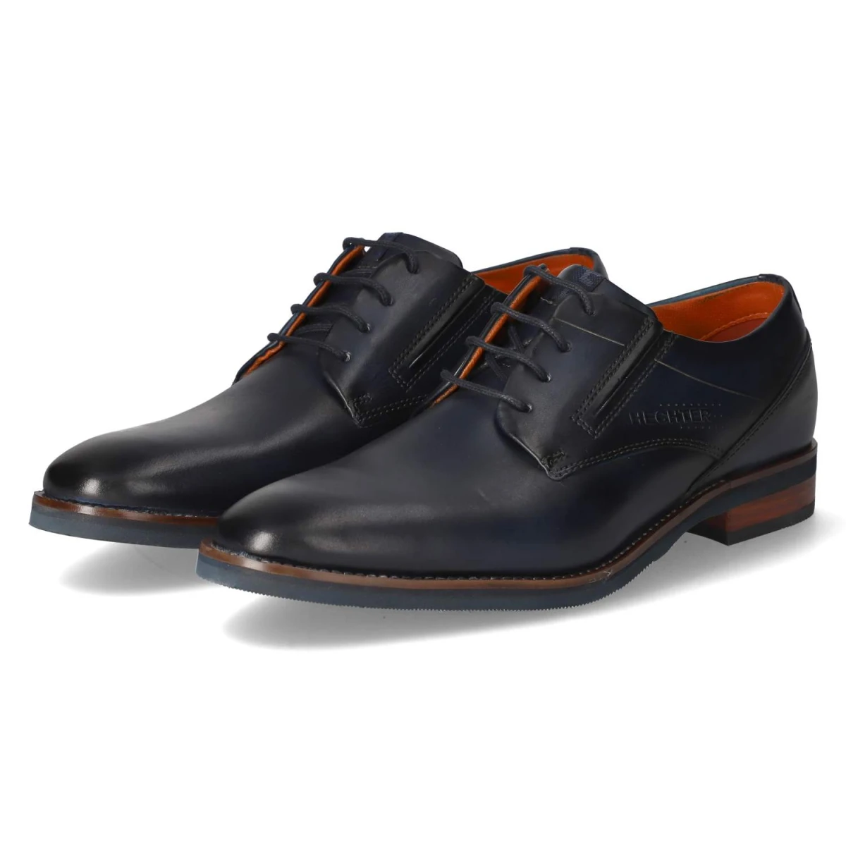 Daniel Hechter Halbschuhe - Gr. 42 - Blau - Glattleder