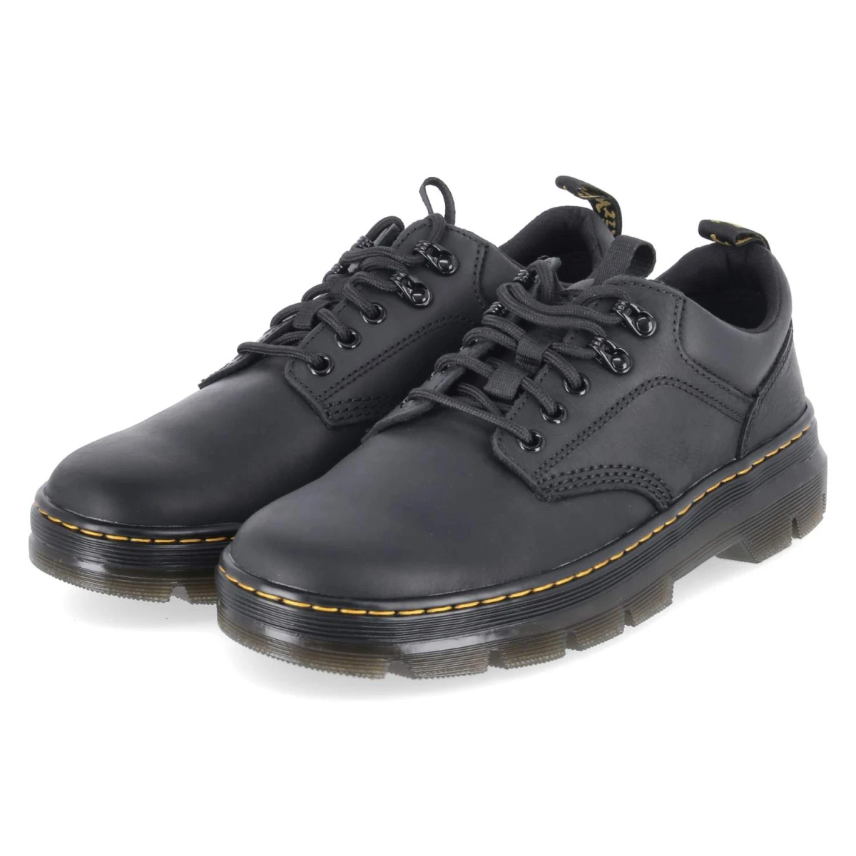 Dr. Martens Schnürschuhe REEDER - Gr. 43 - Schwarz - Glattleder