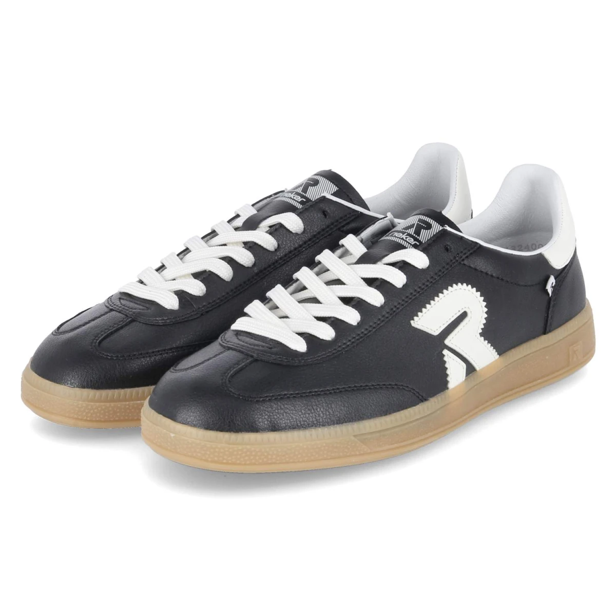 Rieker Low Sneaker - Gr. 40 - Schwarz - Glattleder