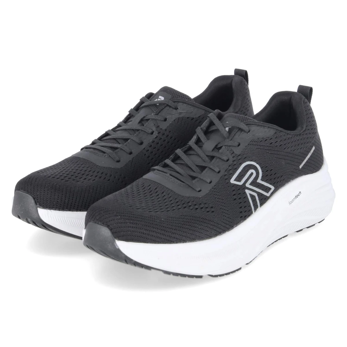 Rieker Low Sneaker - Gr. 46 - Schwarz - Textil