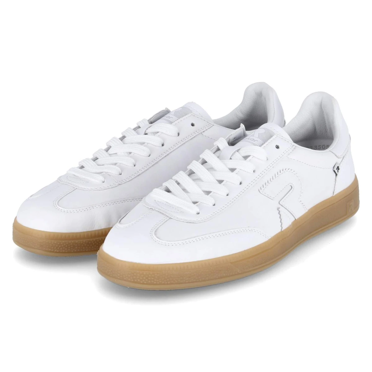 Rieker Low Sneaker - Gr. 40 - Weiß - Glattleder