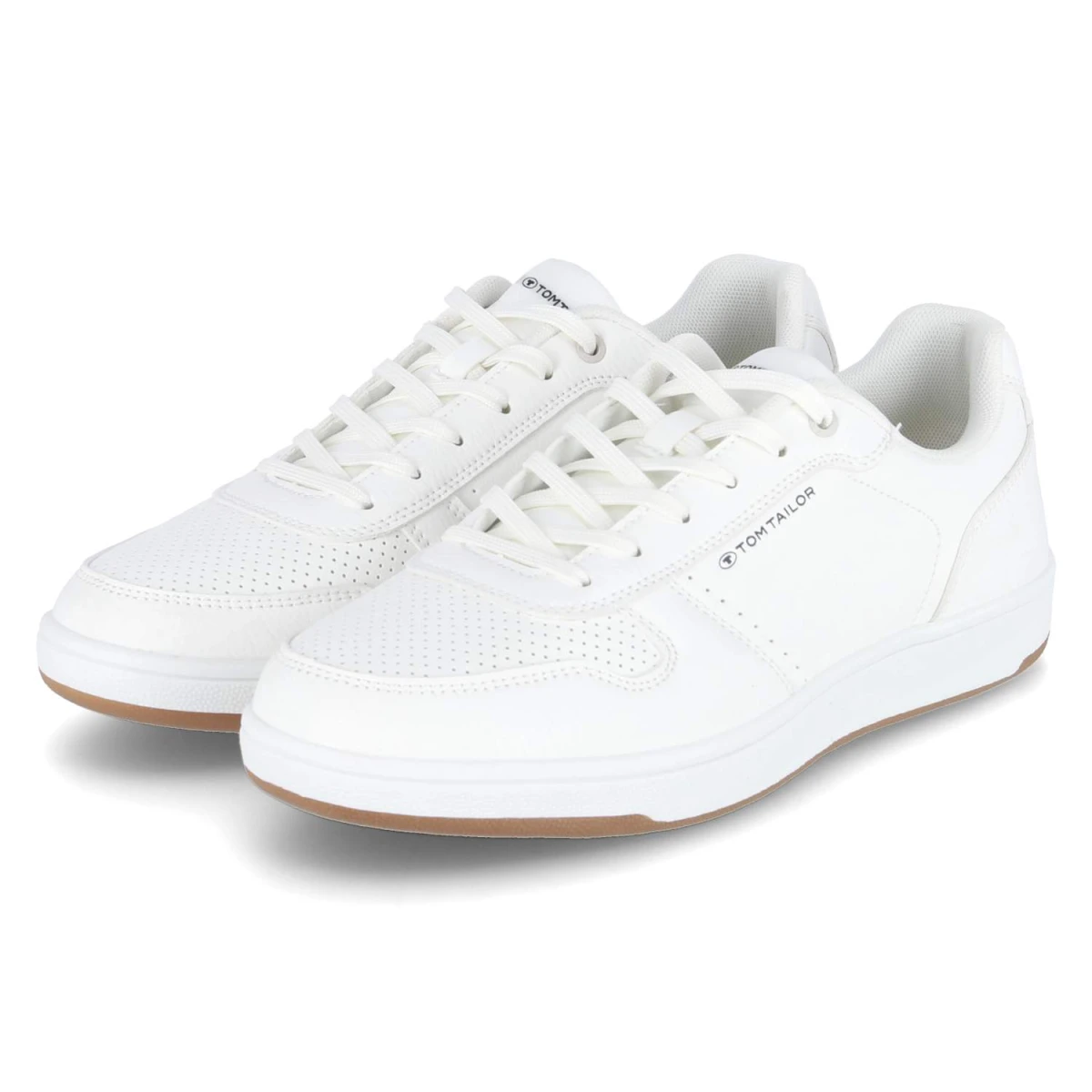 Tom Tailor Low Sneaker - Gr. 41 - Weiß - Synthetik