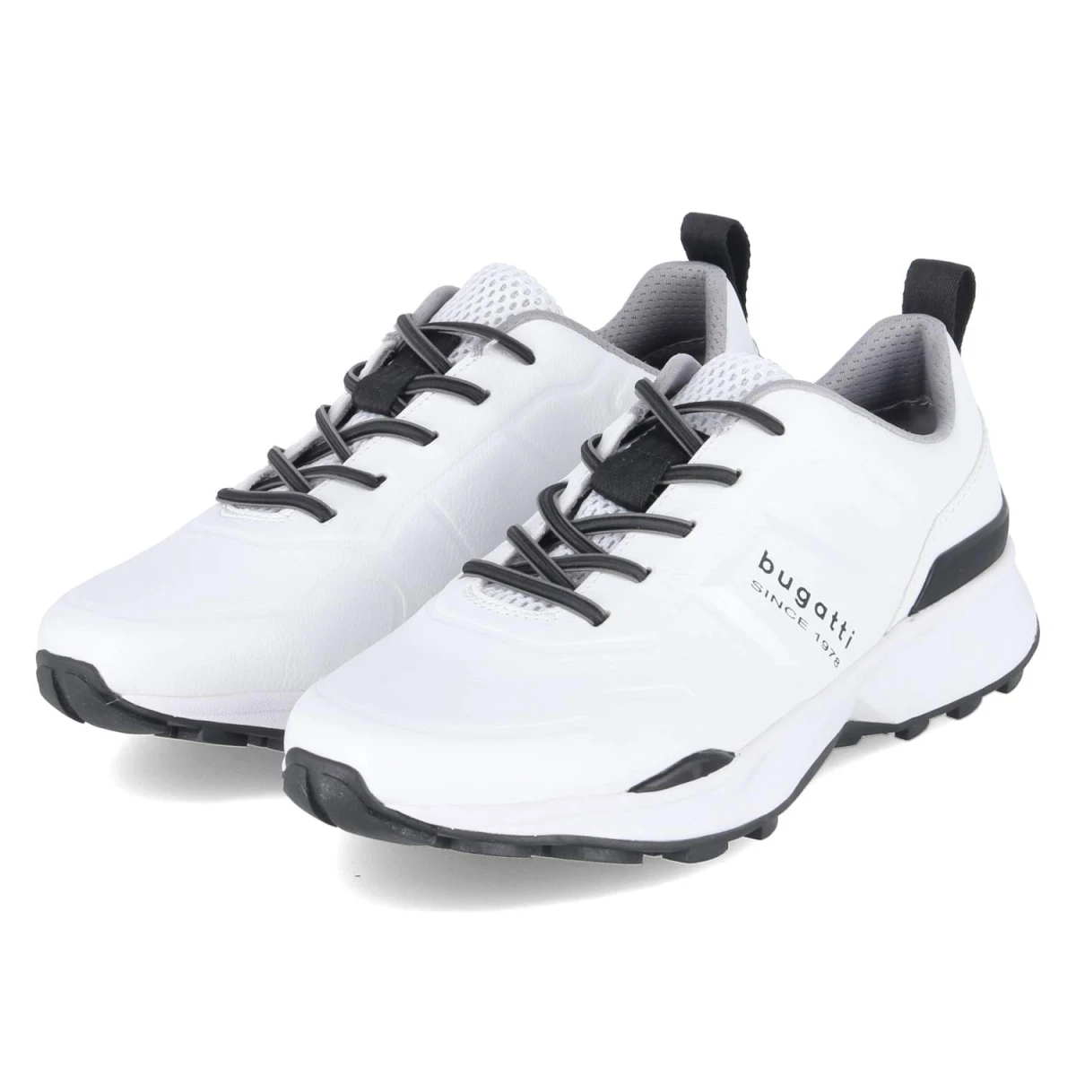 Bugatti Low Sneaker - Gr. 40 - Weiß - Synthetik