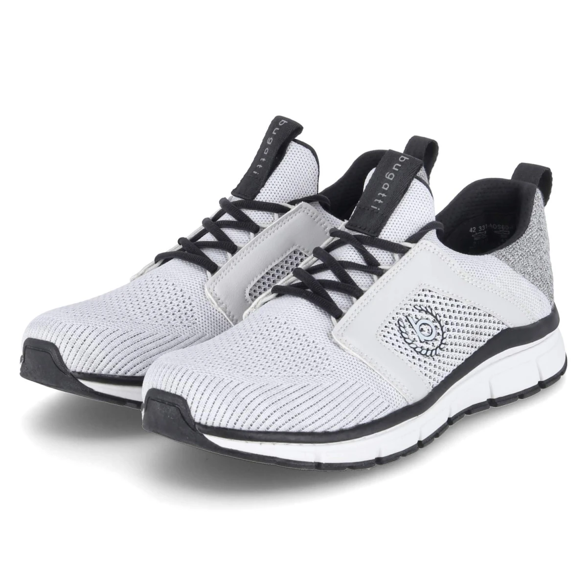 Bugatti Low Sneaker - Gr. 40 - Weiß - Textil & Synthetik