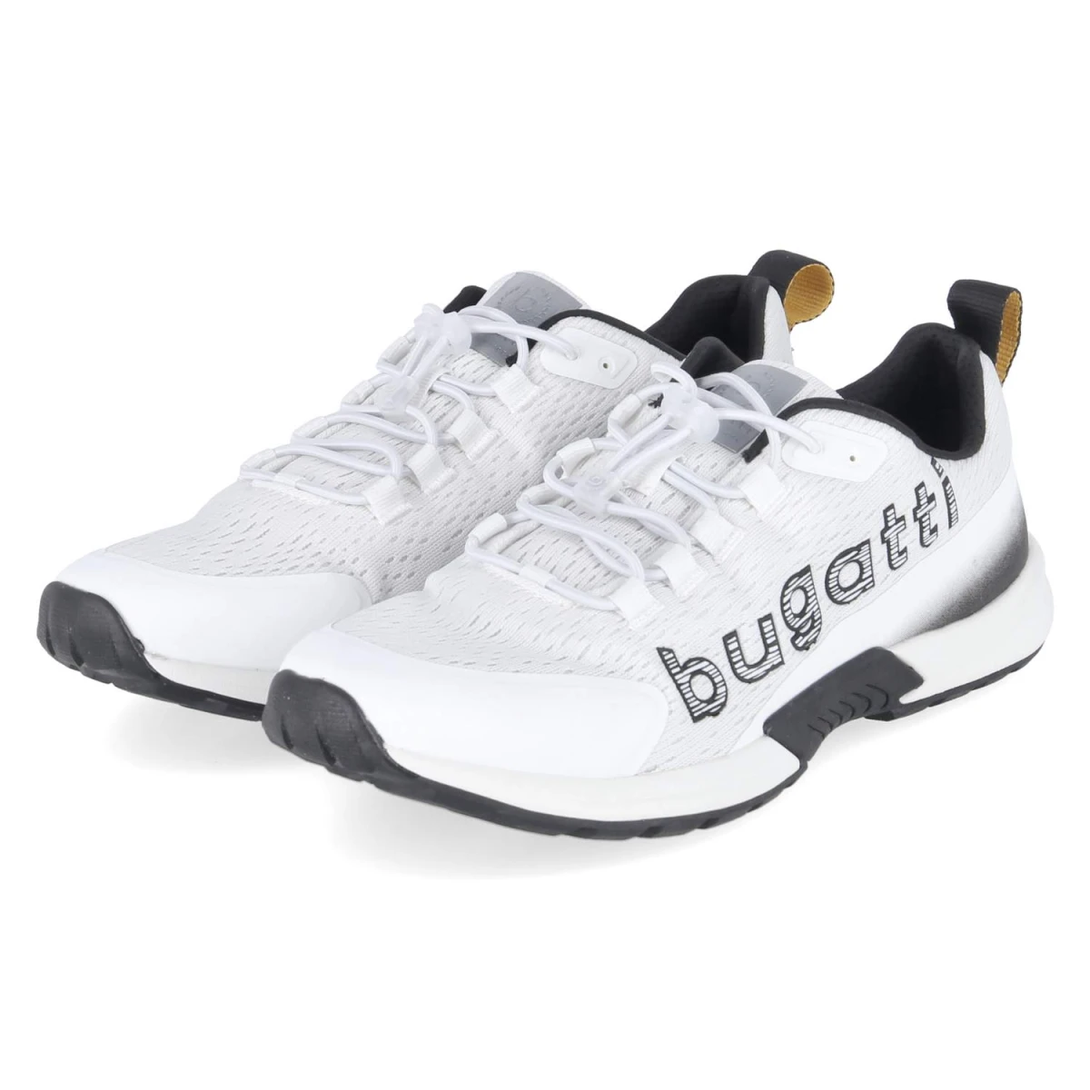 Bugatti Low Sneaker - Gr. 40 - Weiß - Textil