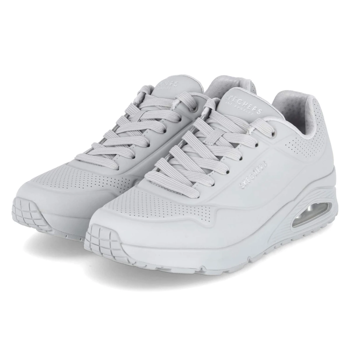 Skechers Low Sneaker STAND ON AIR - Gr. 42 - Grau - Synthetik