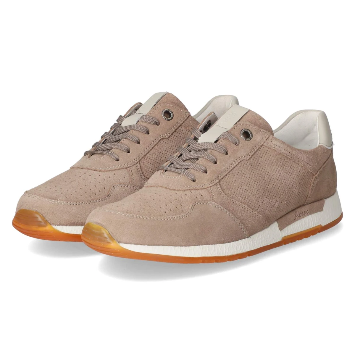 Sioux Low Sneaker ROJARO - Gr. 45 - Braun - Rauleder