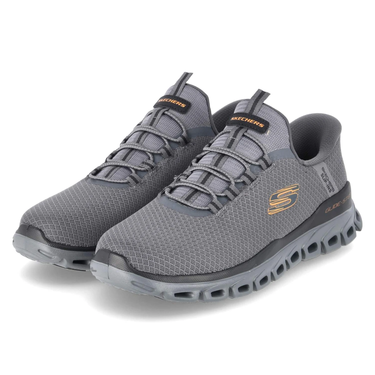 Skechers Slip-Ins GLIDE-STEP NOXUS - Gr. 40 - Grau - Textil
