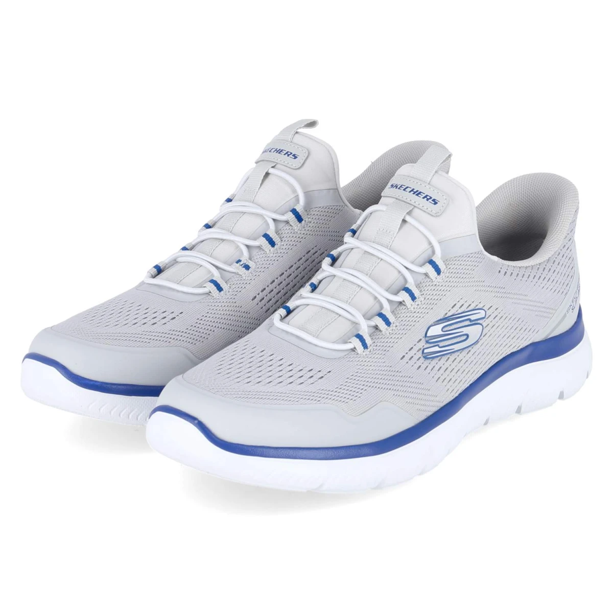 Skechers Slip-Ins SUMMITS TOP RATE - Gr. 45 - Grau - Textil & Synthetik