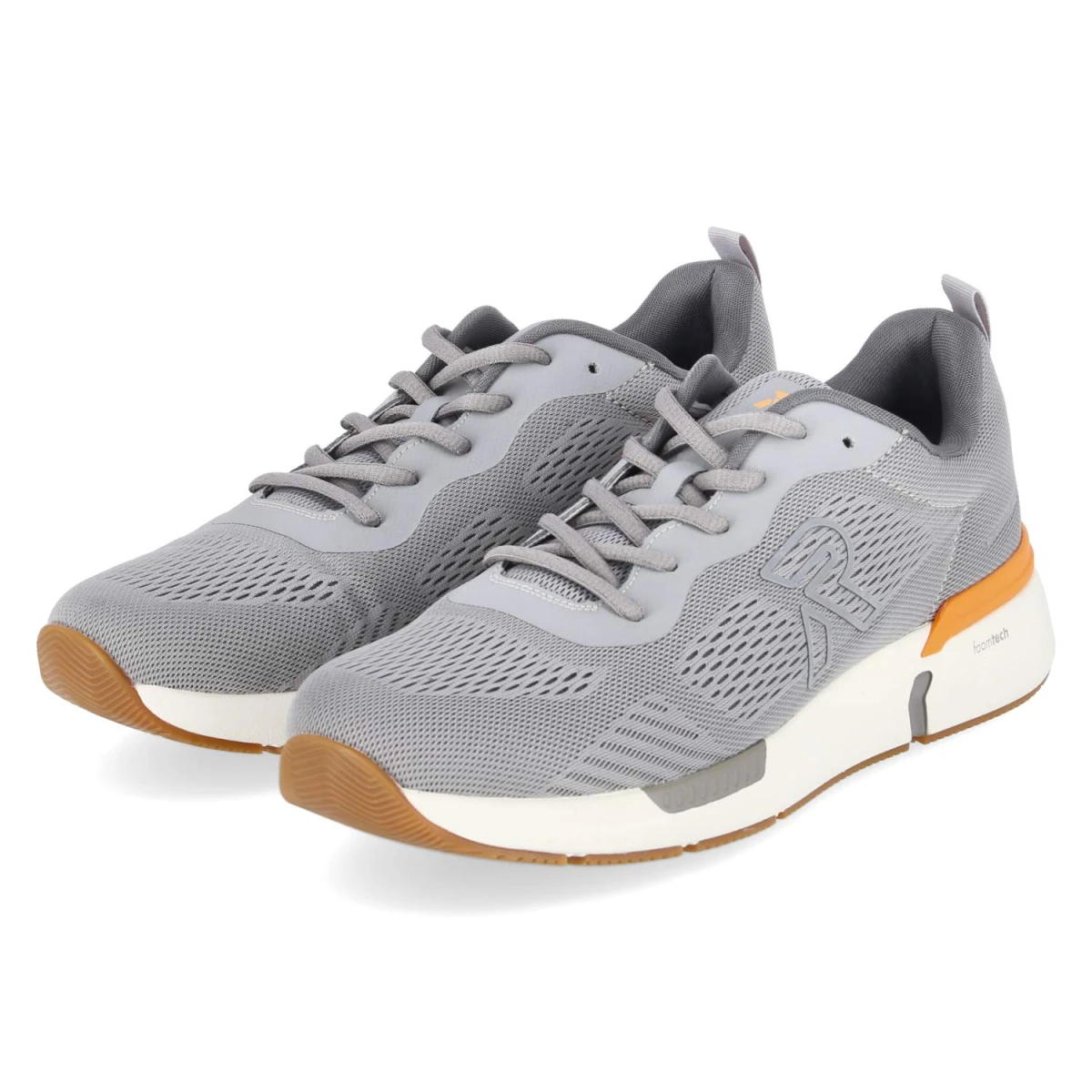 Rieker Low Sneaker - Gr. 44 - Grau - Textil