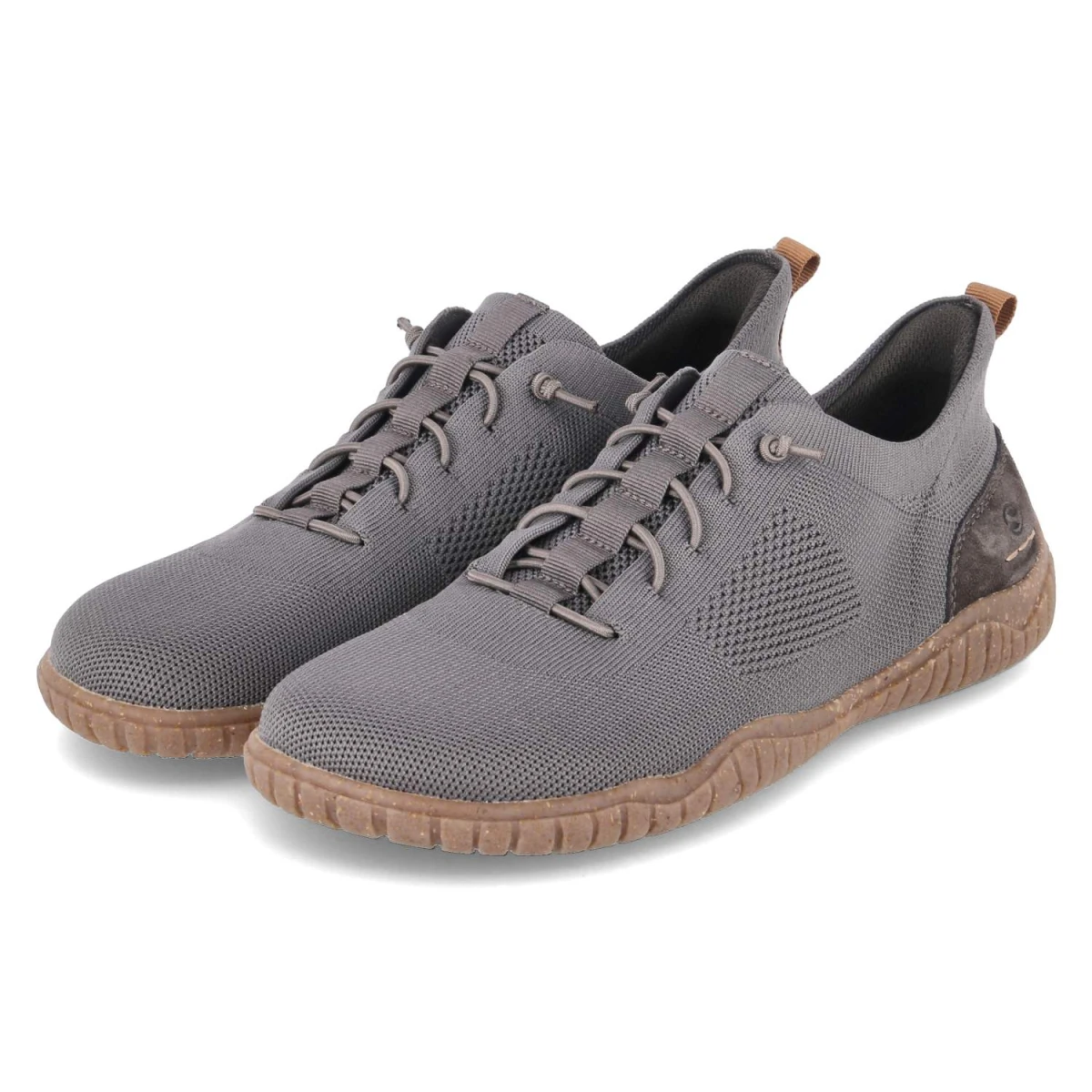 Josef Seibel Barfußschuhe  WALLACE 05 - Gr. 43 - Grau - Leder & Textil