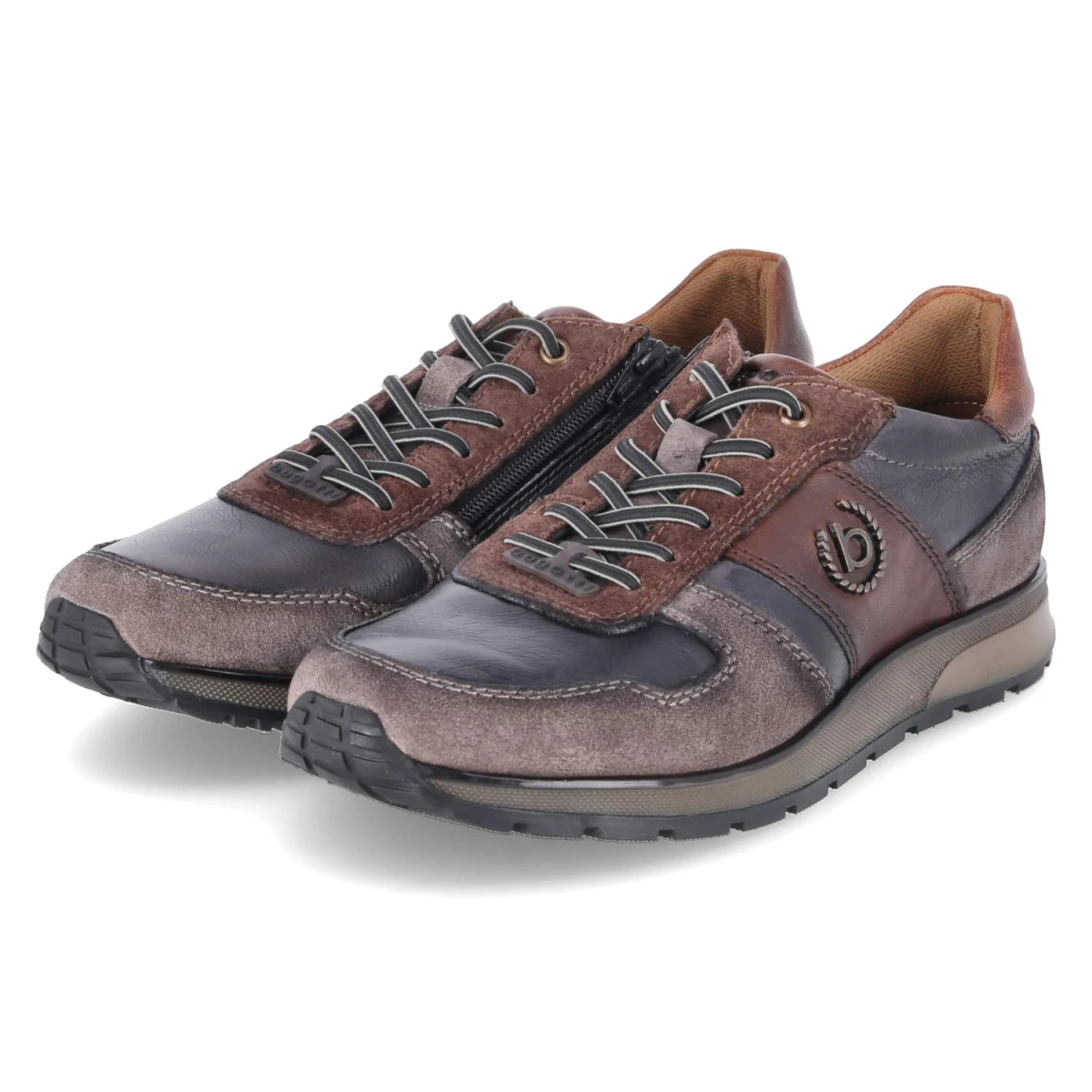 Bugatti Low Sneaker - Gr. 45 - Braun - Leder