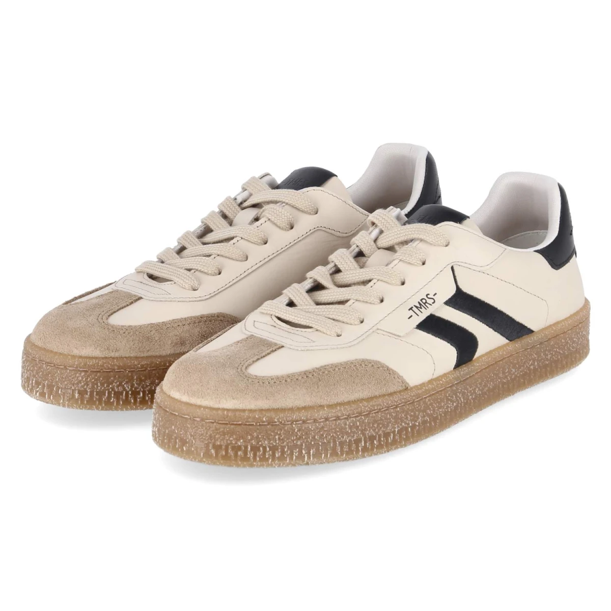 Tamaris Low Sneaker - Gr. 45 - Beige - Glattleder