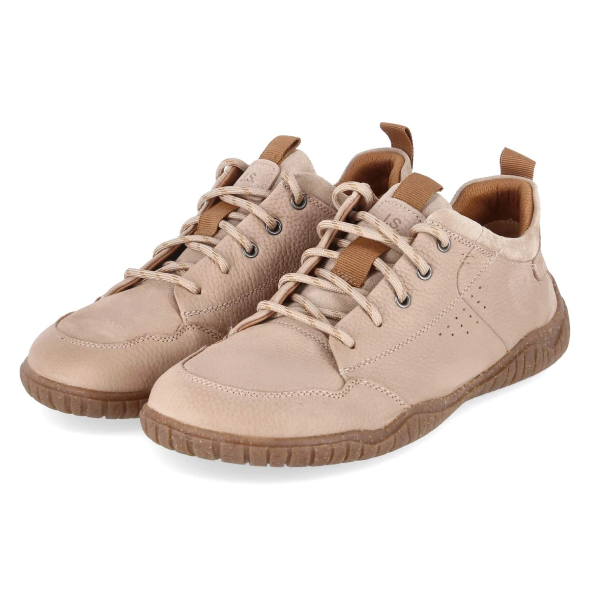 Josef Seibel Barfußschuhe  WALLACE 02 - Gr. 45 - Beige - Rauleder