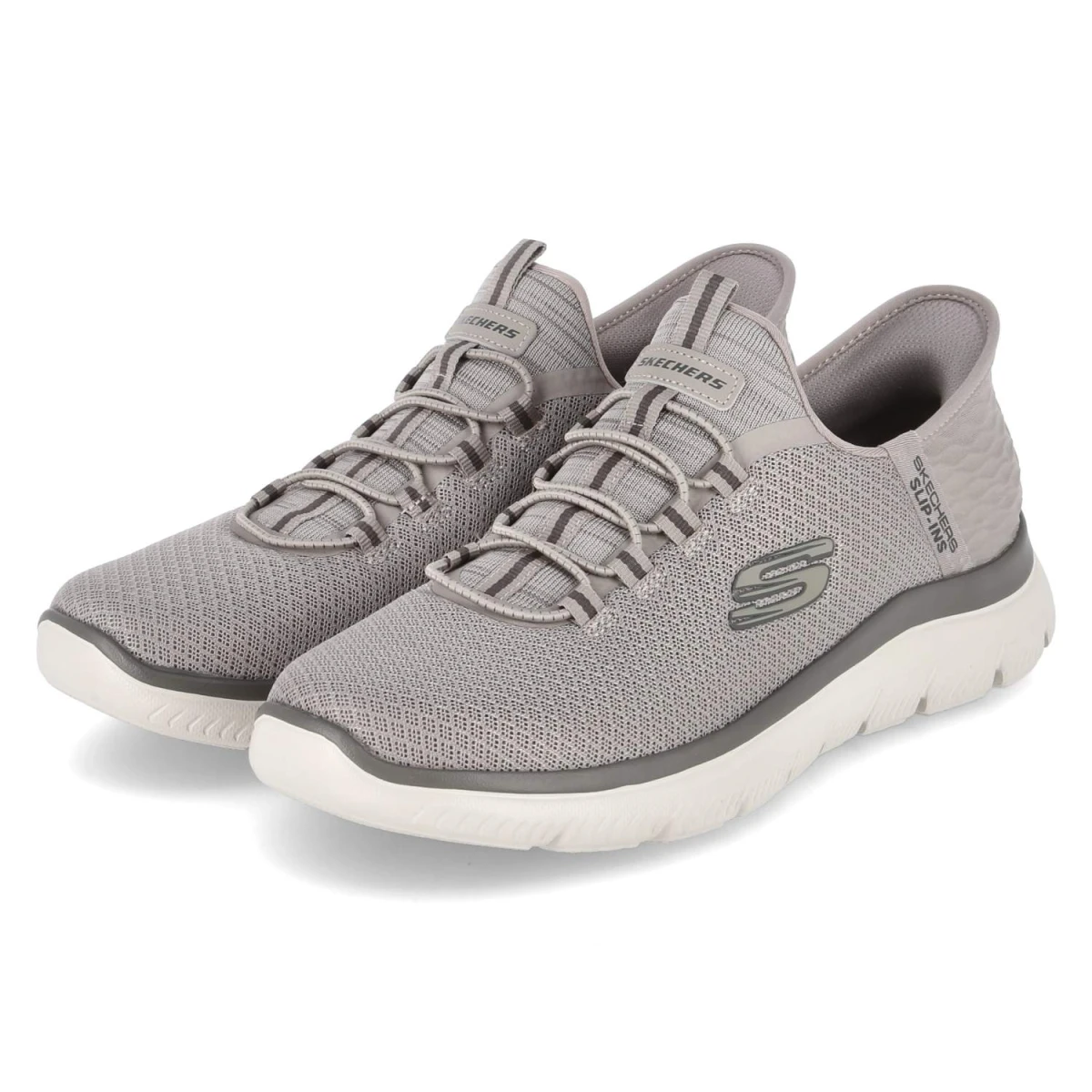Skechers Slip-Ins Sneaker HIGH RANGE - Gr. 42 - Taupe - Textil
