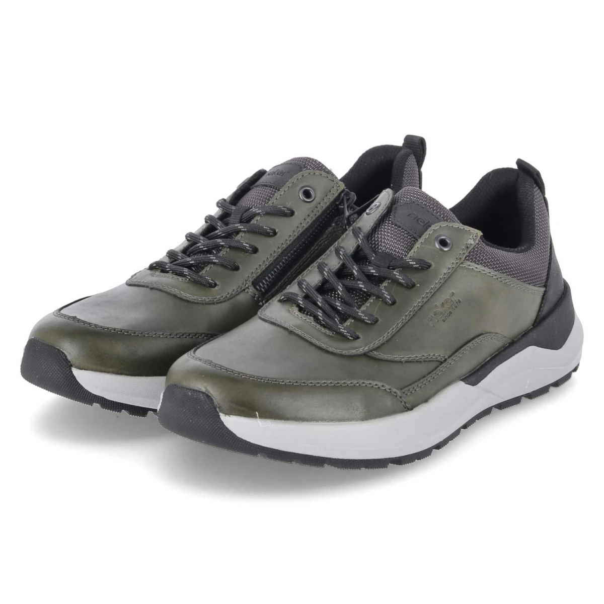 Rieker Halbschuhe - Gr. 47 - Grün - Synthetik