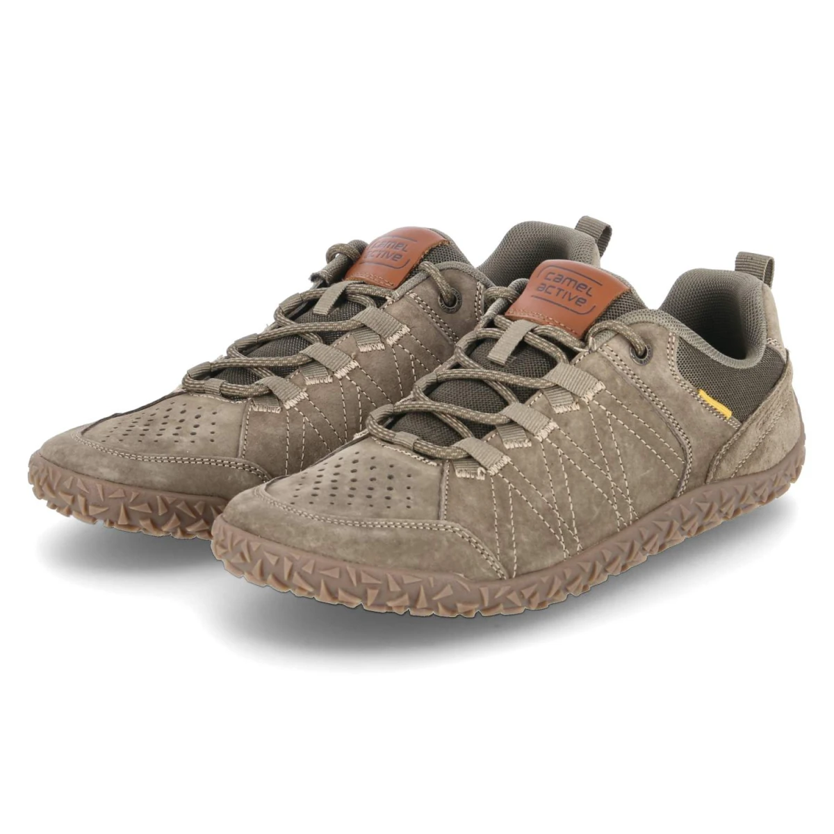 Camel Active Sneaker ISLAND - Gr. 42 - Grün - Leder & Textil
