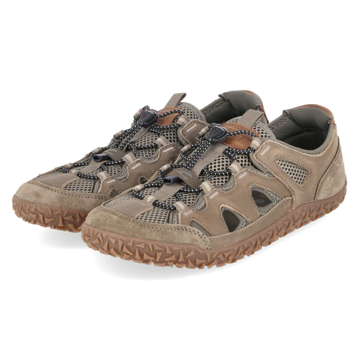 Camel Active Sneaker ISLAND - Gr. 47 - Grün - Leder & Textil